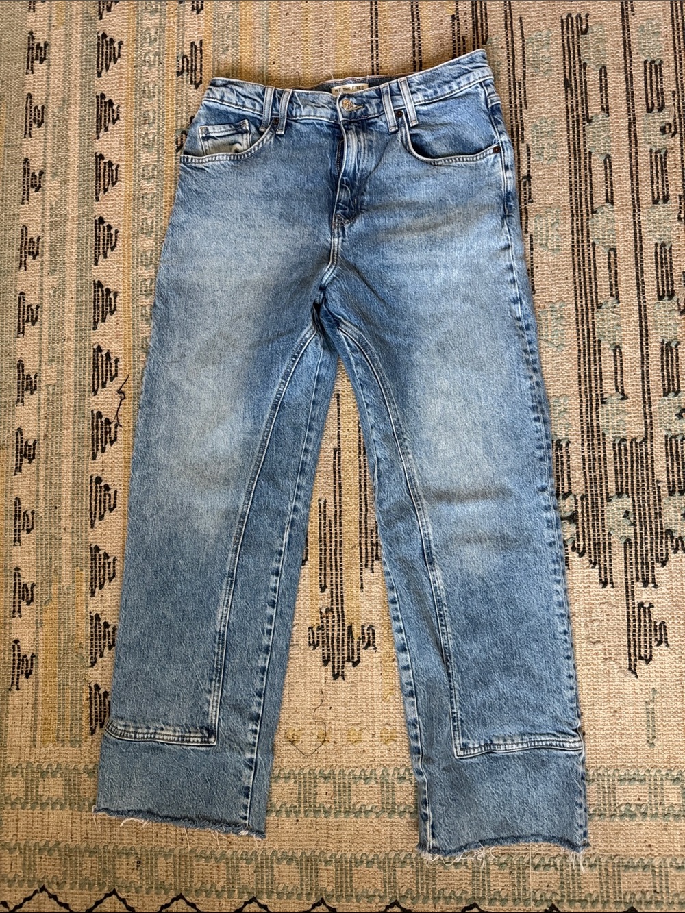 We The Free Light Blue Straight Jeans